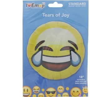 EMOJI TEARS OF JOY FACE BALLOON