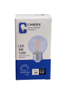 LED 4W 120 V LIGHT BULB