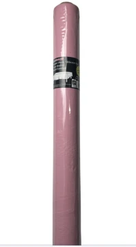 PINK BANQUET PLASTIC TABLECOVER 40 INCH X 100 FT