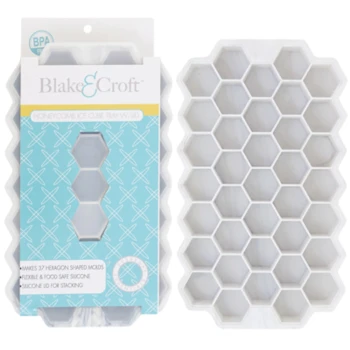 HONEYCOMB ICE CUBE TRAY WITH LID