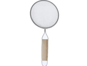 STRAINER WITH WOODEN HANDLE 5 INCHES