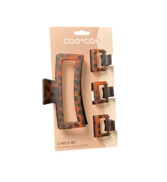 4 PIECE HAIR CLIP SET