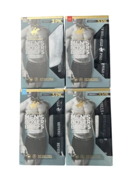 BEVERLY HILLS POLO MENS BOXER BRIEFS 3 PACK
