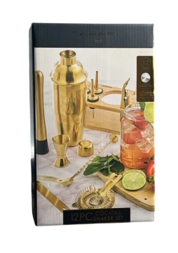 TAHARI HOME COCKTAIL SHAKER SET