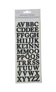 ALPHABET STICKER 2 SHEETS