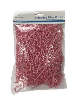 PINK SHREDDED FILLER APPROX 30 GRAMS