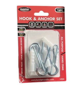 HOOK AND ANCHOR SET 16 PC