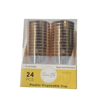 PLASTIC DISPOSABLE CUP 24 PCS 10 OZ