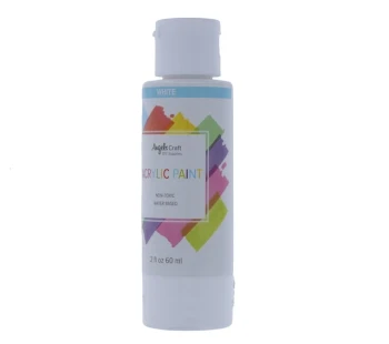 WHITE ACRYLIC PAINT 2 FL OZ