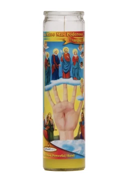 POWERFUL HANDLE RELIGIOUS CANDLE