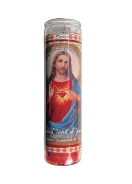 SAGRADO CORAZON DE JESUS RELIGIOUS CANDLE