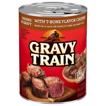 GRAVY TRAIN WITH T-BONE FLAVOR CHUNKS