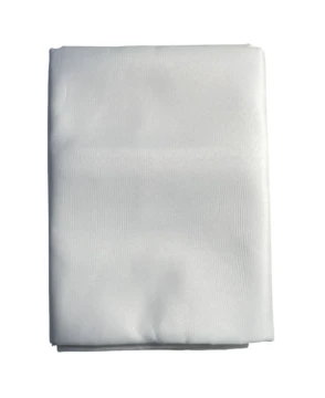 WHITE POLYESTER TABLE COVER 60 X 102 INCH
