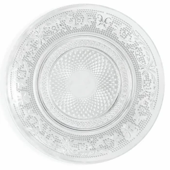 VINTAGE GLASS PLATE 7 INCH