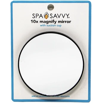 SPA SAVVY 10 X MAGNIFY MIRROR WITH SUCTION CUP