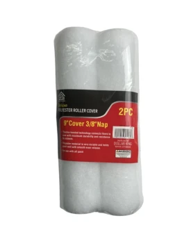 DELUXE POLYESTER ROLLER COVER 2 PC 9 INCH COVER 3/8 INCH NAP ppp