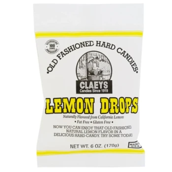 LEMON DROPS OLD FASHIONED HARD CANDIES 6 OZ
