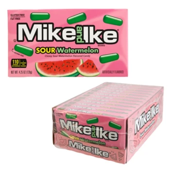 MIKE AND IKE SOUR WATERMELON CANDY 4.25 OZ