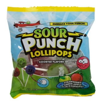 SOUR PUNCH LOLLIPOPS