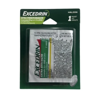 EXCEDRIN 1 PACKET OF 2 CAPLETS