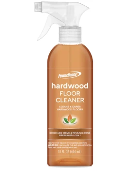 POWER HOUSE HARDWOOD FLOOR CLEANER WAX FREE 15 FL OZ