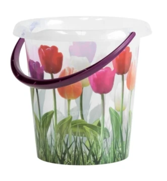 TULIP PLASTIC VASE