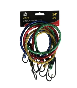 DELUXE STRETCCH BUNGEE CORD 24 INCH 4 PCS ppp