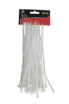 DELUXE CABLE TIE 40 PC ppp