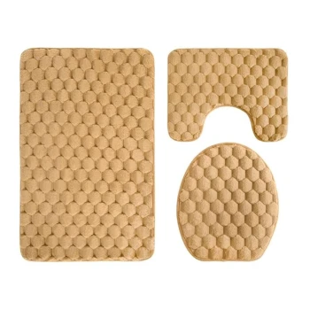 EMBOSSED BATH RUG SET
