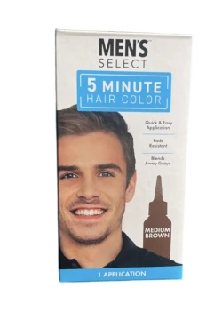 MENS SELECT MEDIUM BROWN HAIR COLOR
