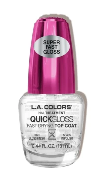 QUICK GLOSS TOP COAT LA COLORS POLISH