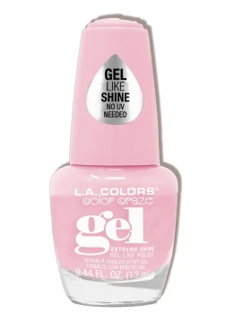 PINK GLAZE LA COLORS GEL POLISH
