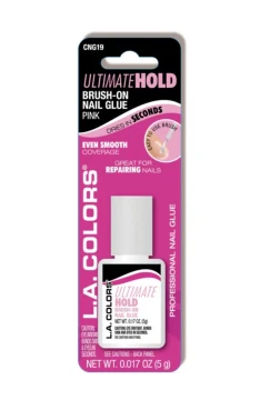 BRUSH ON NAIL GLUE PINK