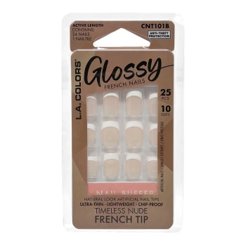 GLOSSY FRENCH NAILS