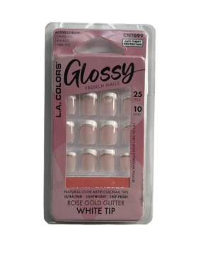 GLOSSY FRENCH NAILS