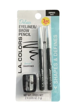 BLACK EYELINER BROW PENCIL
