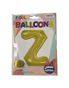 Z GOLD JUMBO LETTER 34 INCH
