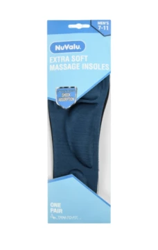 NUVALU EXTRA SOFT MASSAGE INSOLES