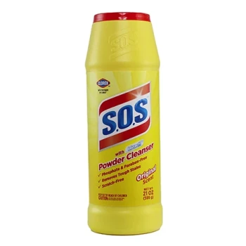 SOS POWDER CLEANSER WITH BLEACH 21 OZ