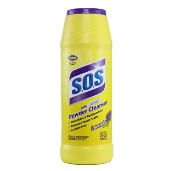 SOS POWDER CLEANER LAVENDER WITH BLEACH 21 OZ