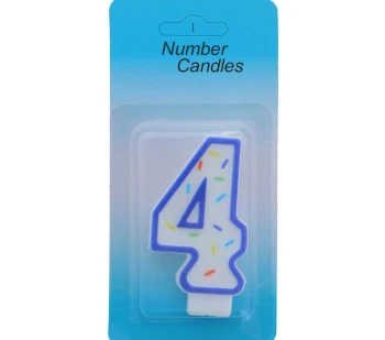 NUMERAL 4 BIRTHDAY CANDLE