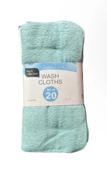 WASH CLOTHS 20 PACK