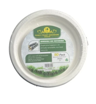 FANCY FEAST DISHWARE 50 PACK PLATE 7 INCH