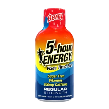 5 HOUR ENERGY SUAR FREE VITAMINS 200 MG CAFFEINE 1.93 FL OZ