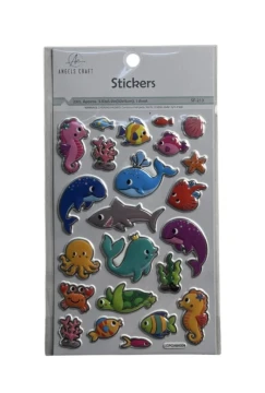 SEA LIFE STICKERS 23 COUNT