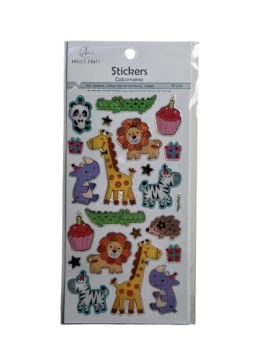 SAFARI STICKERS 21 COUNT