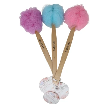 EXFOLIATING POUF BATH STICK