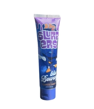 TOO TARTS SLURPERS BLUE BEWWY SQUEEZE CANDY 4 OZ