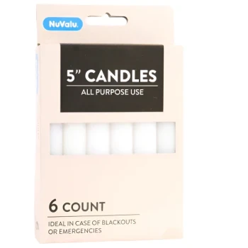 5 INCH CANLE 6 COUNT
