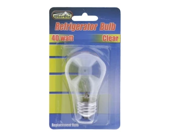 REFRIGERATOR BULB 40W CLEAR